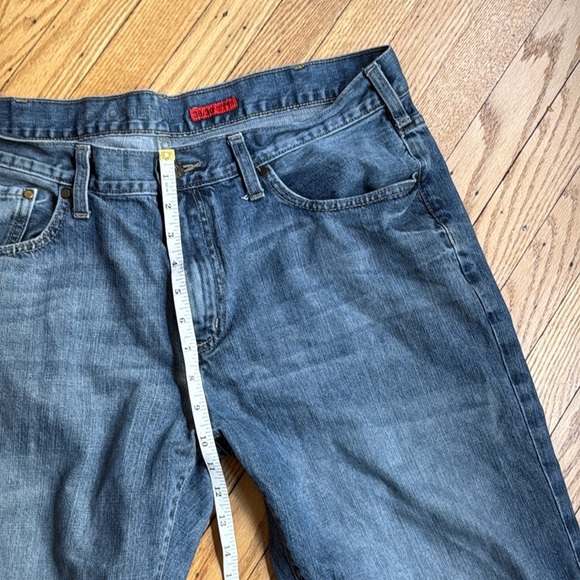 APT.9 Men’s Straight Fit Jeans Size 38x30 Medium Wash Denim 100% Cotton - Picture 6 of 11